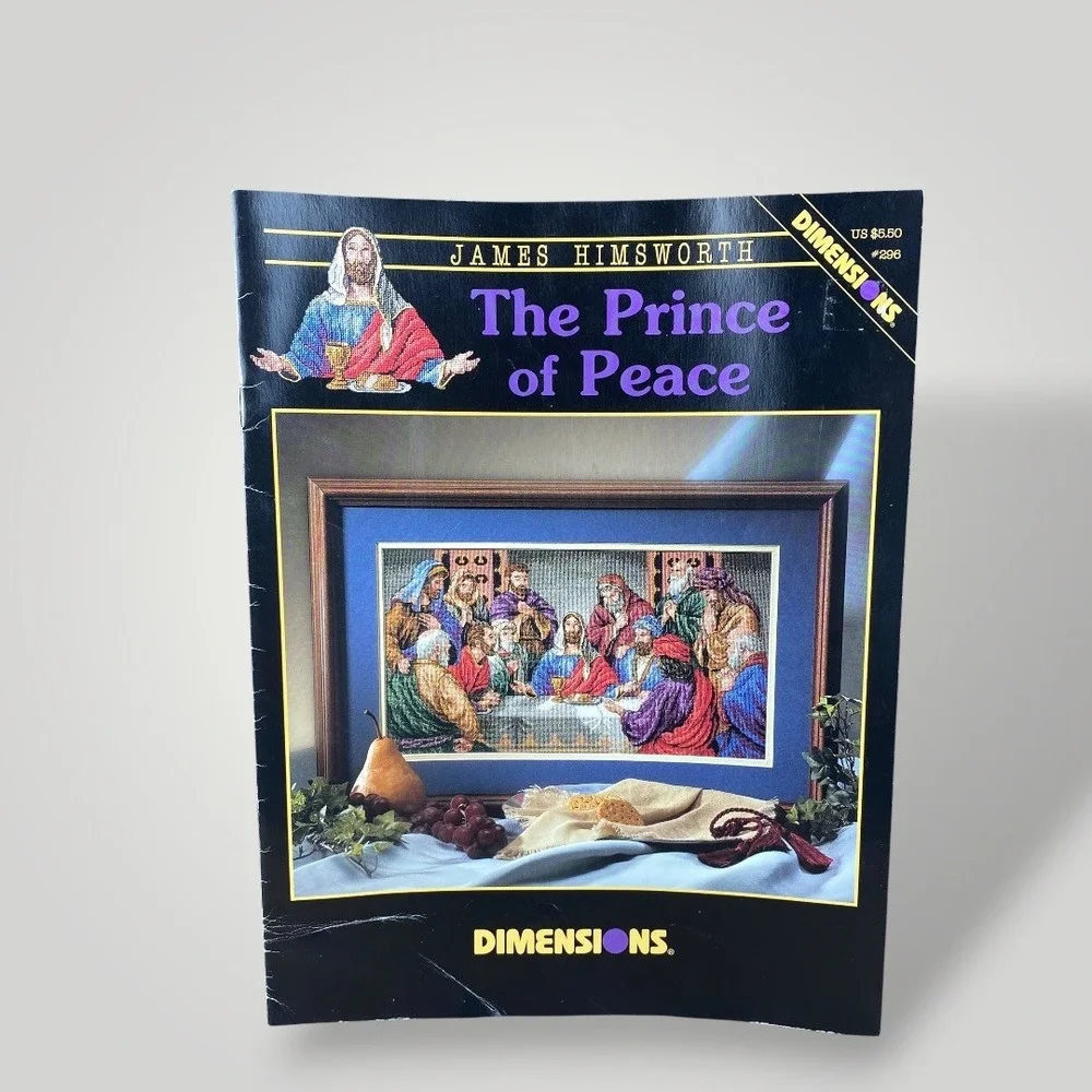 Dimensions Prince of Peace Cross Stitch Pattern 296 1998 James Himsworth